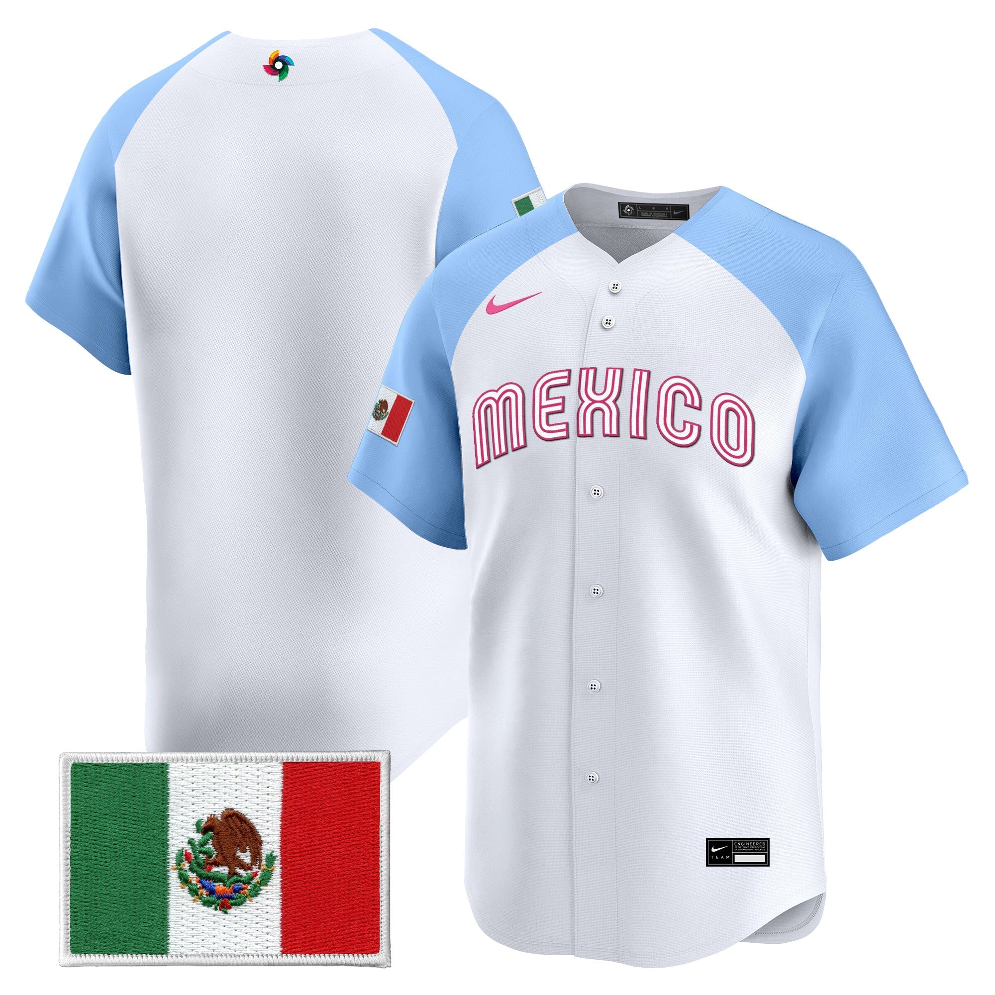 Team Mexico World Baseball Classic Vapor Premier Jersey - 2026 Roster - All Stitched
