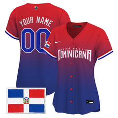 Team Dominican Republic World Baseball Classic Vapor Premier Custom Jersey - All Stitched