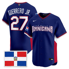 Team Dominican Republic World Baseball Classic Vapor Premier Jersey - All Stitched