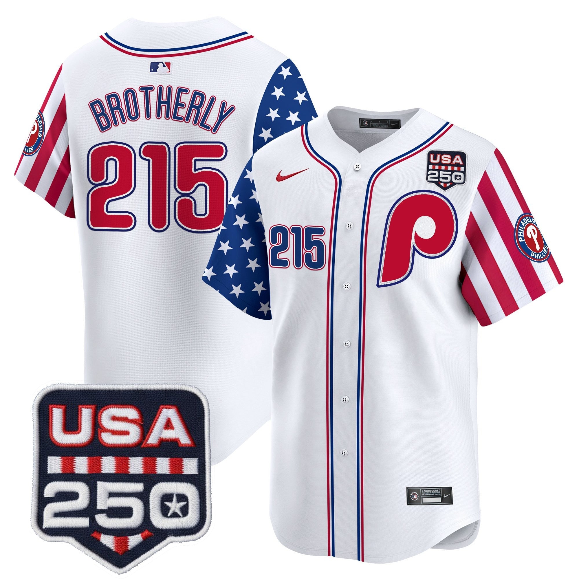 PHI America250 Edition Vapor Premier Limited Jersey - All Stitched