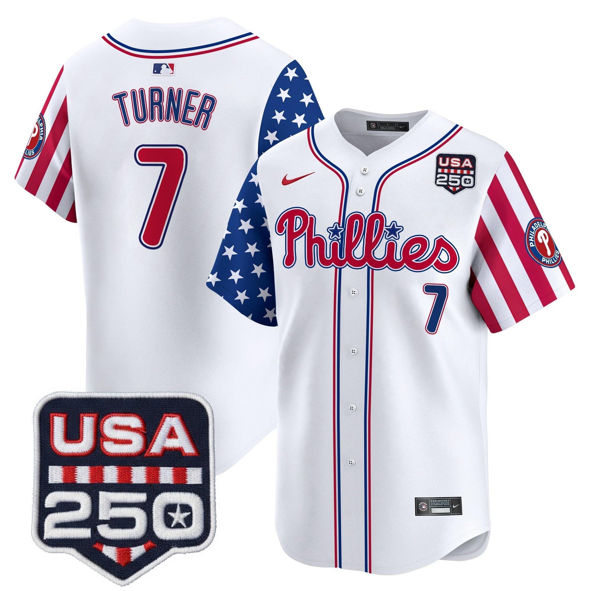 PHI America250 Edition Vapor Premier Limited Jersey - All Stitched