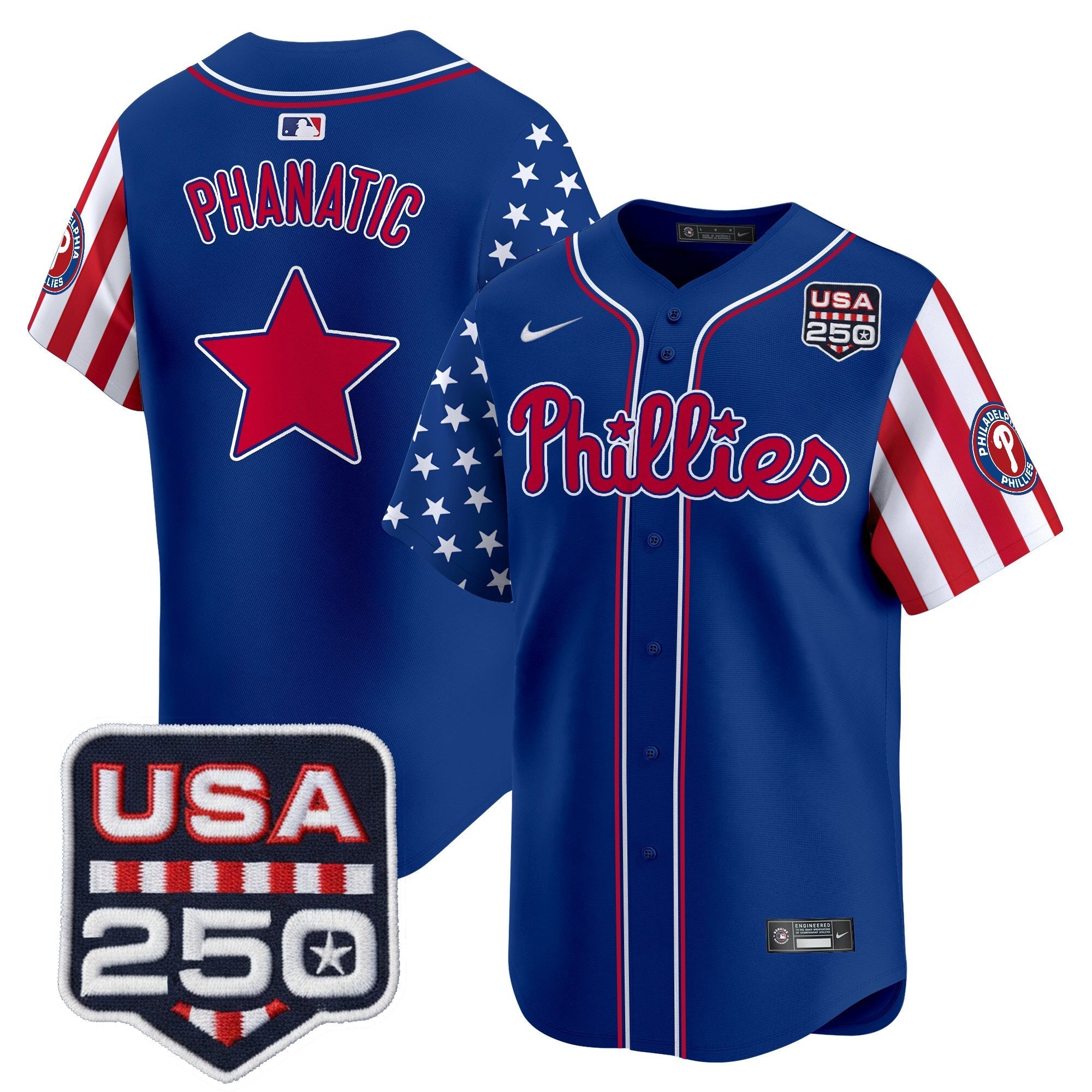 PHI America250 Edition Vapor Premier Limited Jersey - All Stitched