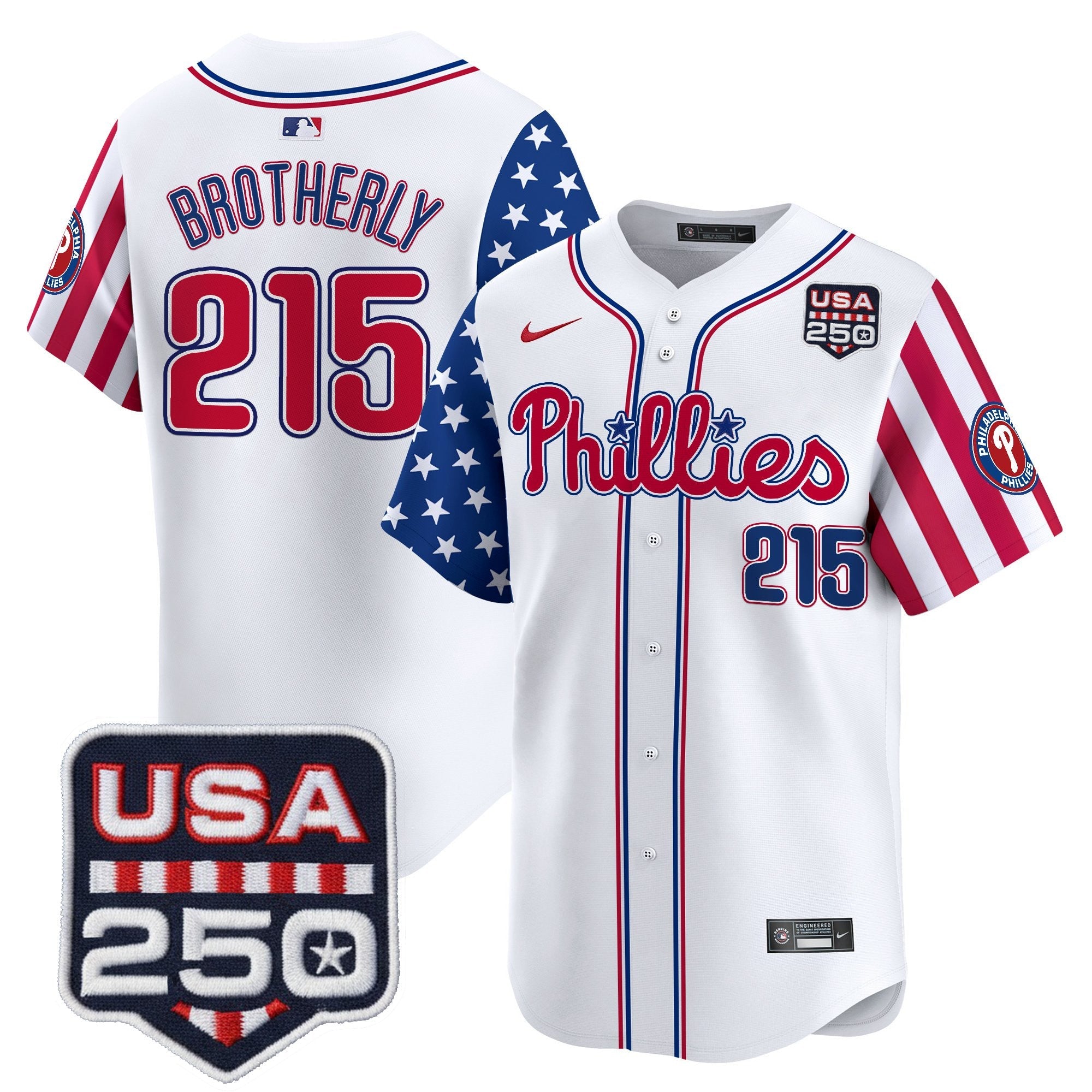 PHI America250 Edition Vapor Premier Limited Jersey - All Stitched