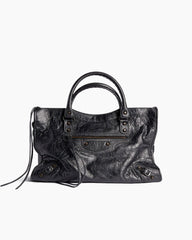 Women's black  LA City Calfskin Bag Small