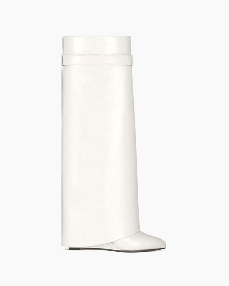 Women’s Midnight Padlock Wedge Boots