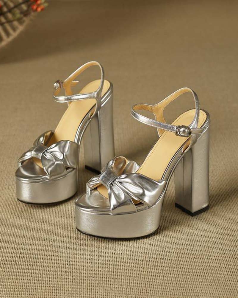 Women's Heloise 120 Leather Platform Sandals