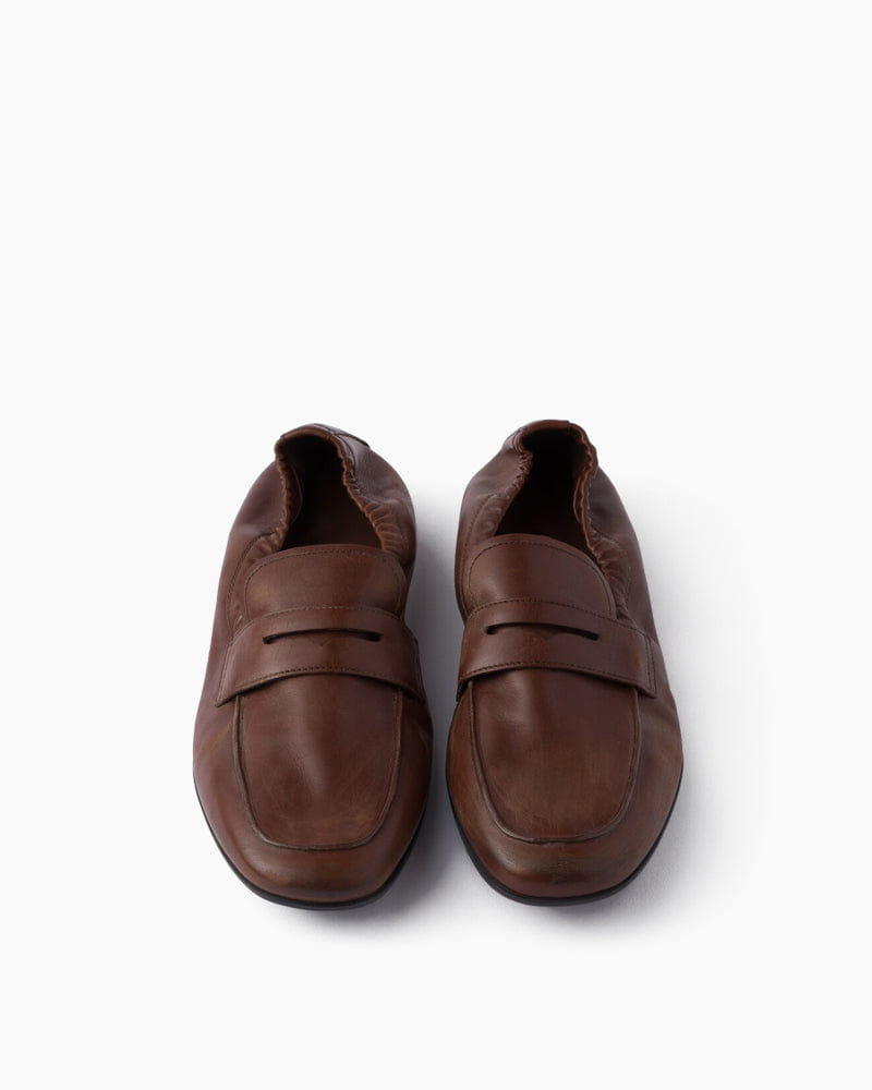 Yeager Antiqued Suede&Leather Loafers