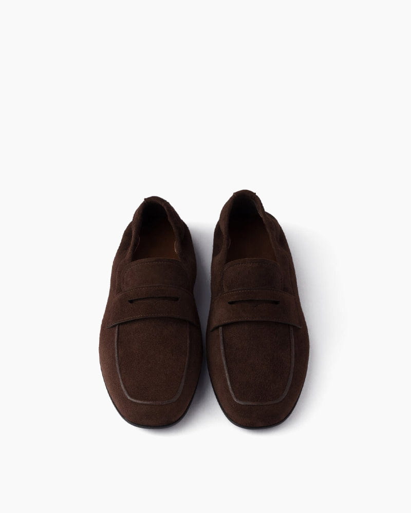 Yeager Antiqued Suede&Leather Loafers