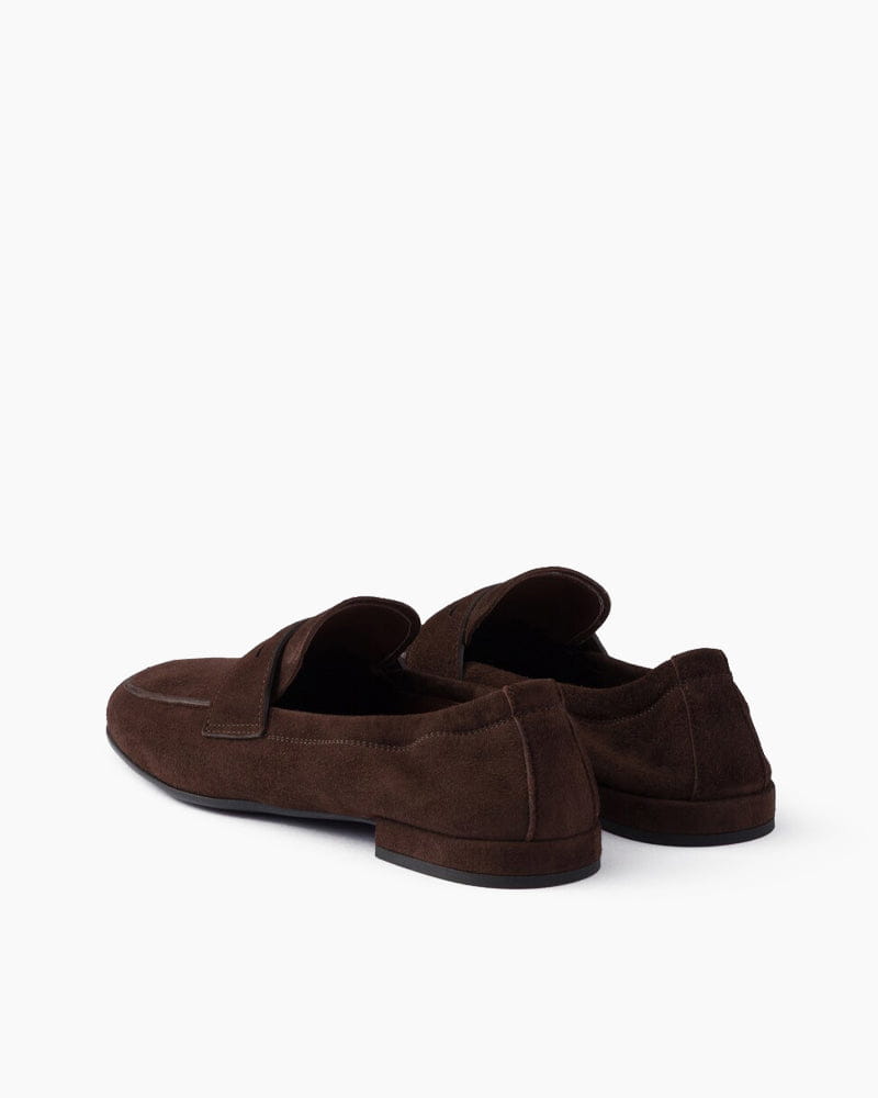 Yeager Antiqued Suede&Leather Loafers
