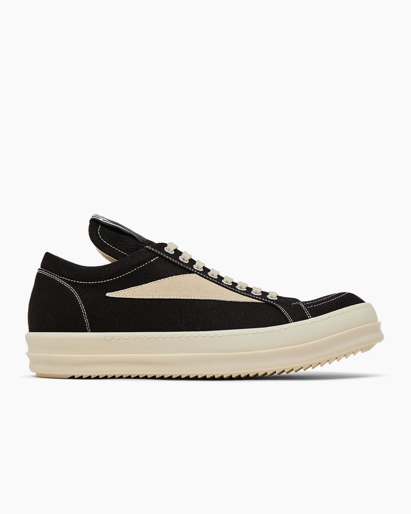 Men's Daily Commute Low-Top Canvas Black Milk Shoes