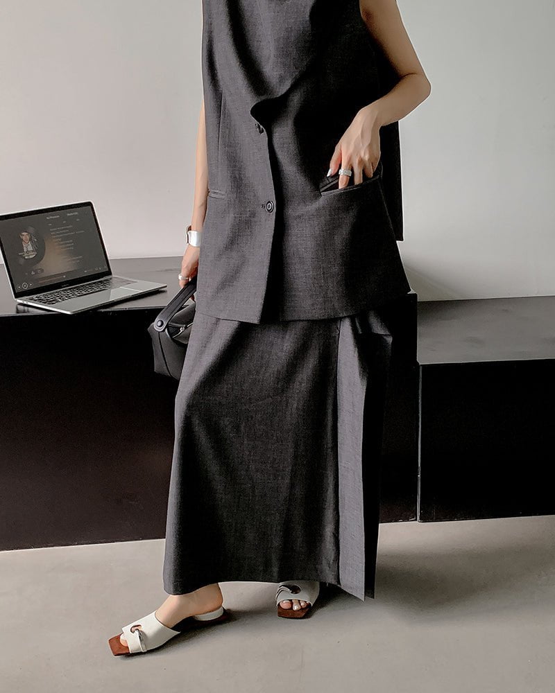 (Clean Up - US 7.5 ) Gold Ring Square Heel Thong Slide Sandals