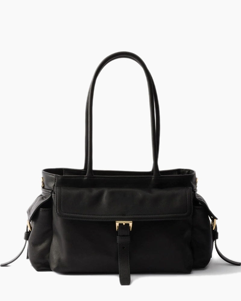 Medium Explorer Leather Tote Bag