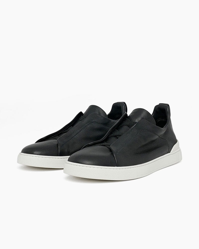 Men's First Class Travel Soft Leather Slip-On Sneakers