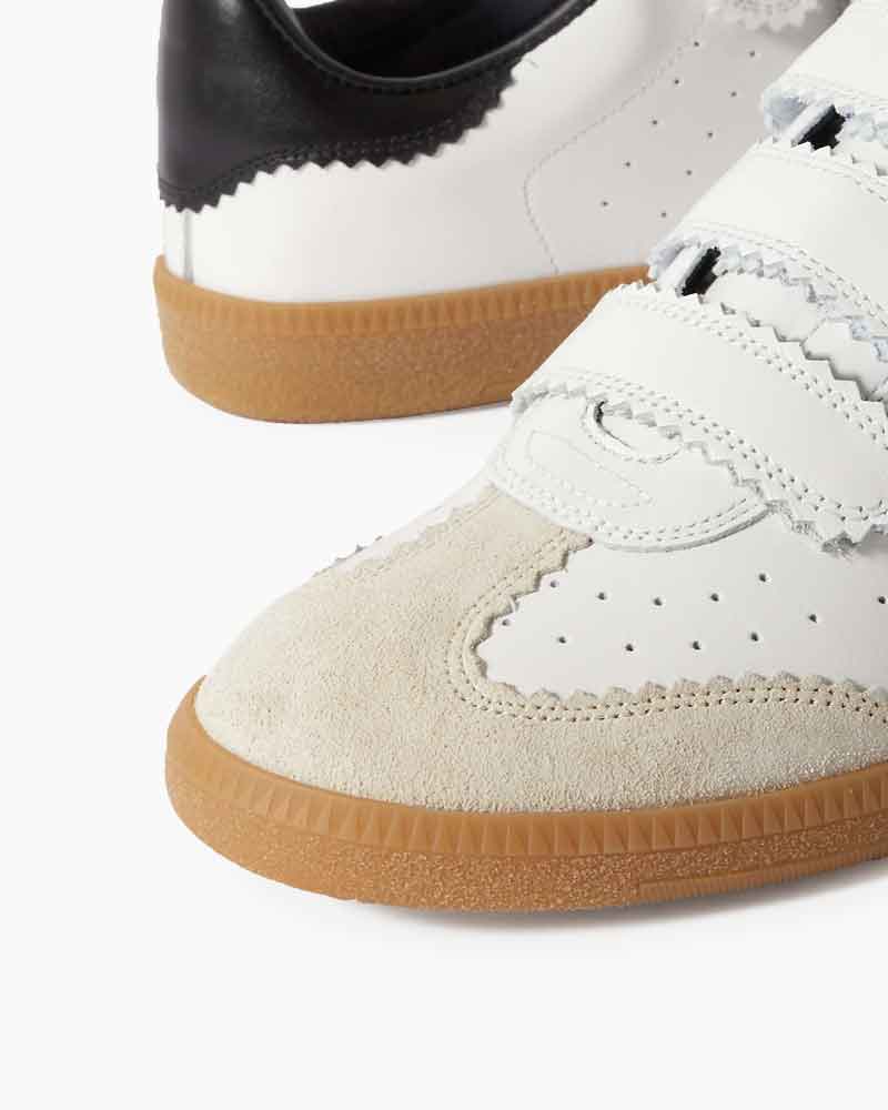 Women's Daily Commute Cowhide Velcro Strap Sneakers