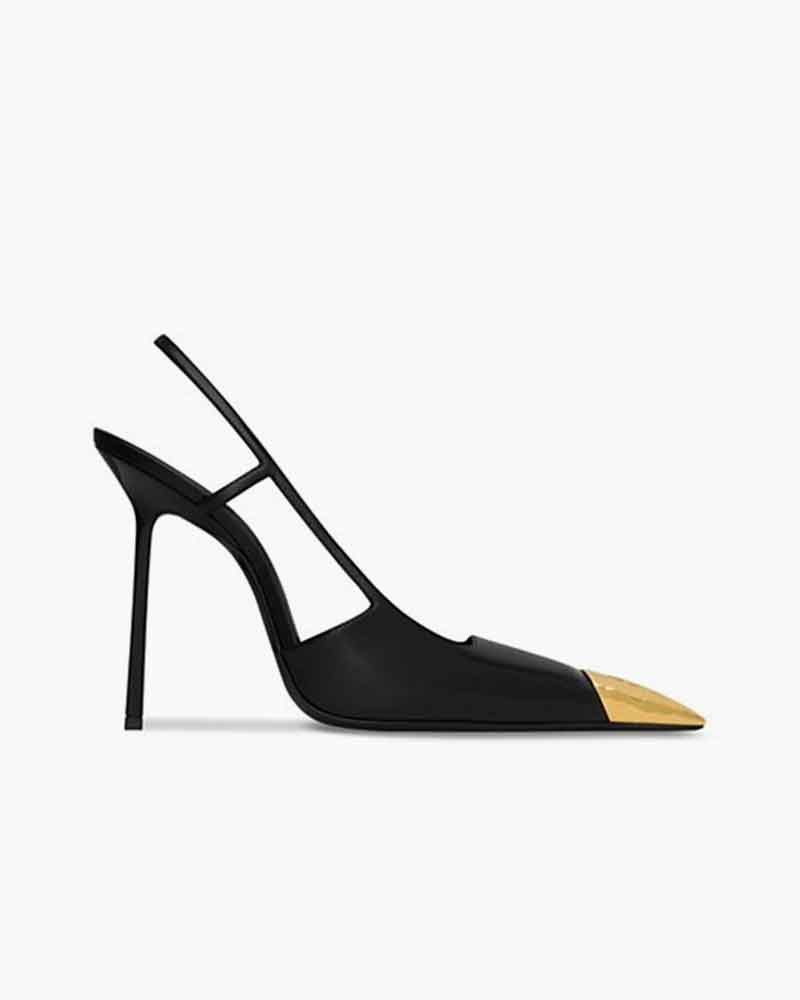 Women's Modern Square Point Slingback High Heels
