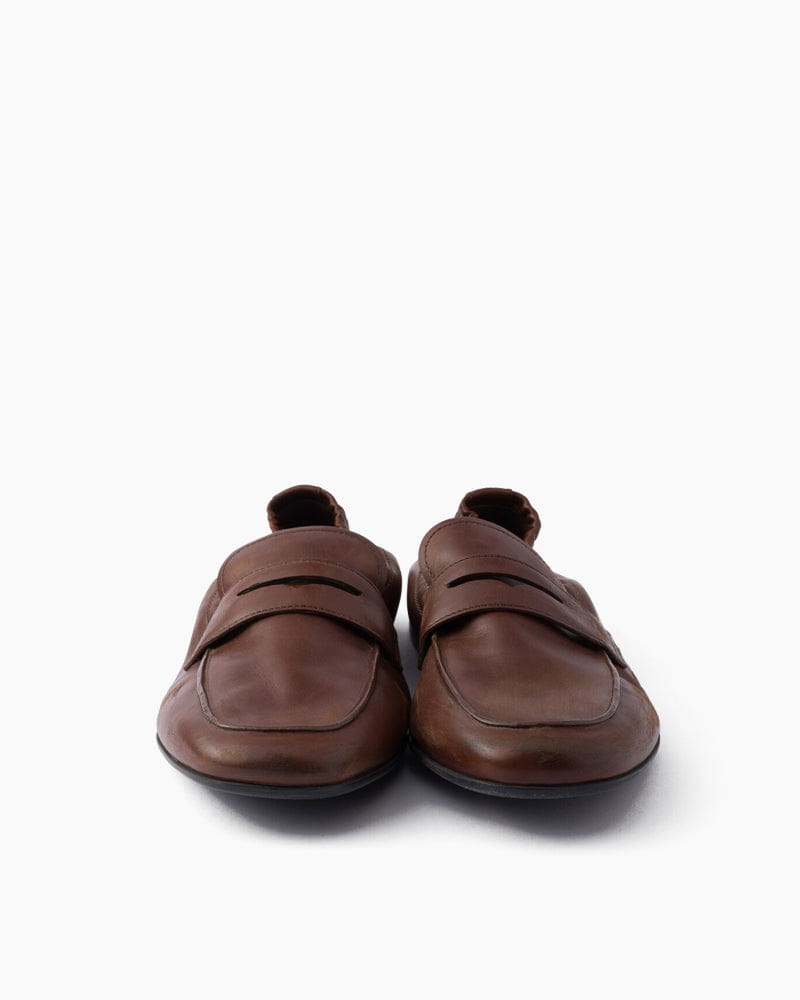 Yeager Antiqued Suede&Leather Loafers