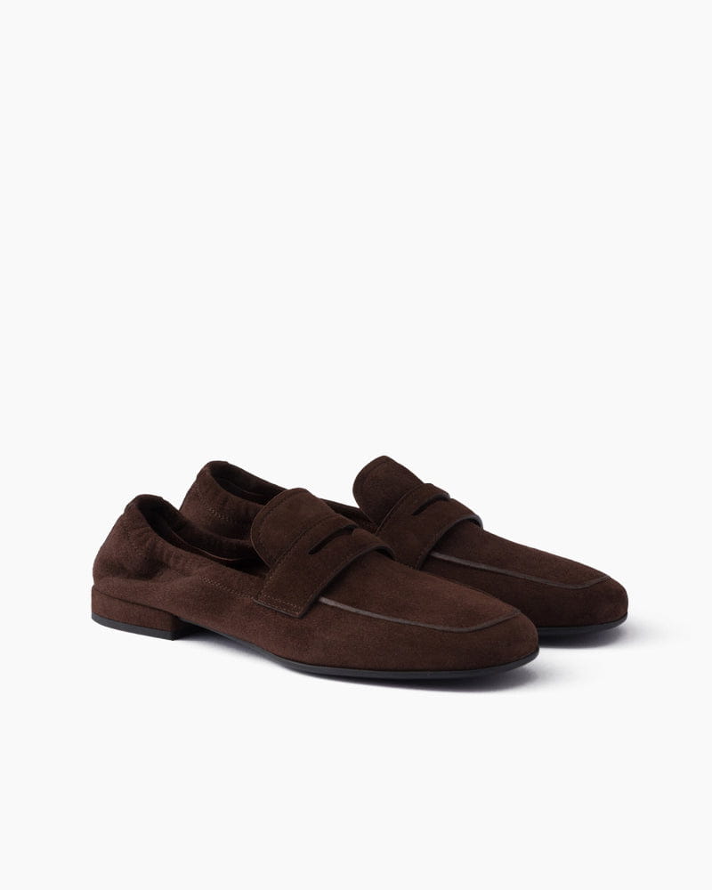 Yeager Antiqued Suede&Leather Loafers