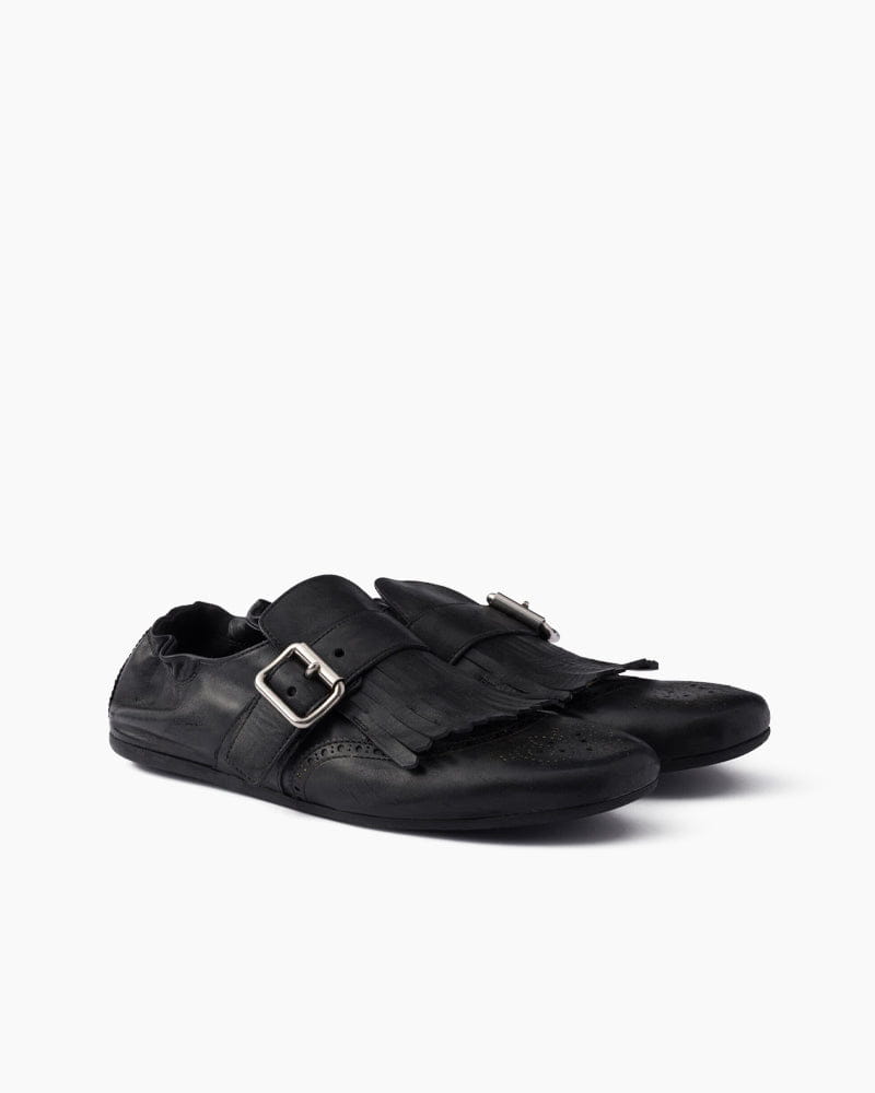 Women's Yeager Leather Shoes with Buckle