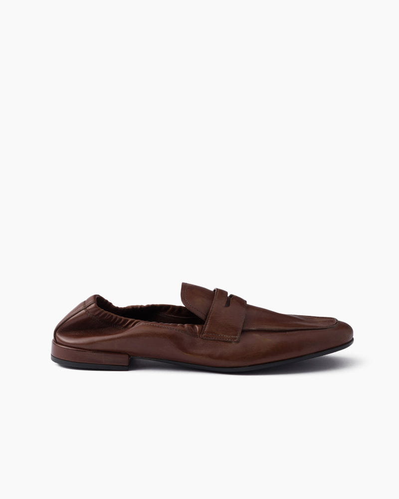 Yeager Antiqued Suede&Leather Loafers