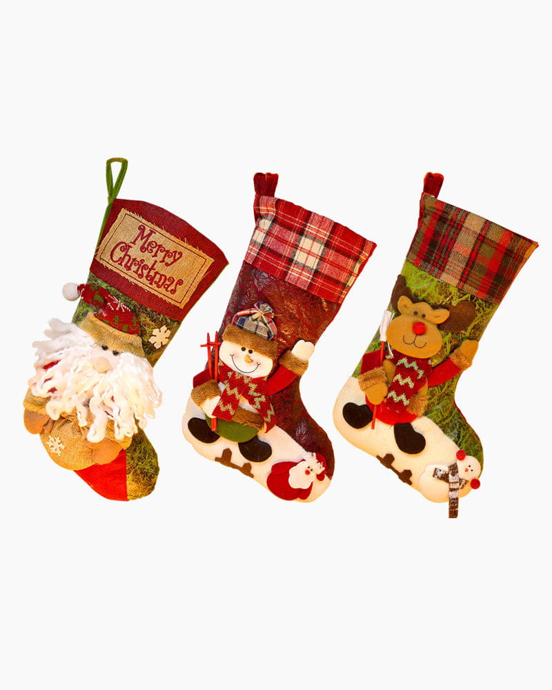 Needlepoint Personalized Christmas Stocking (Style B)
