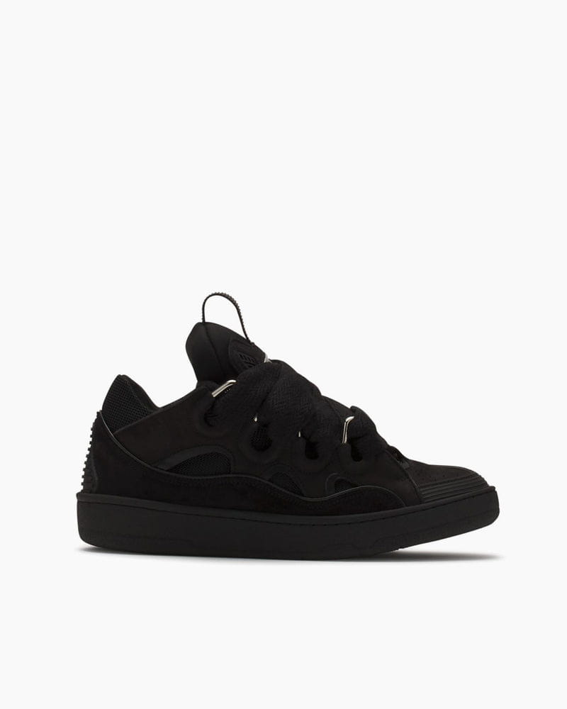 Women's Leather Chunky Curb  Sneakers
