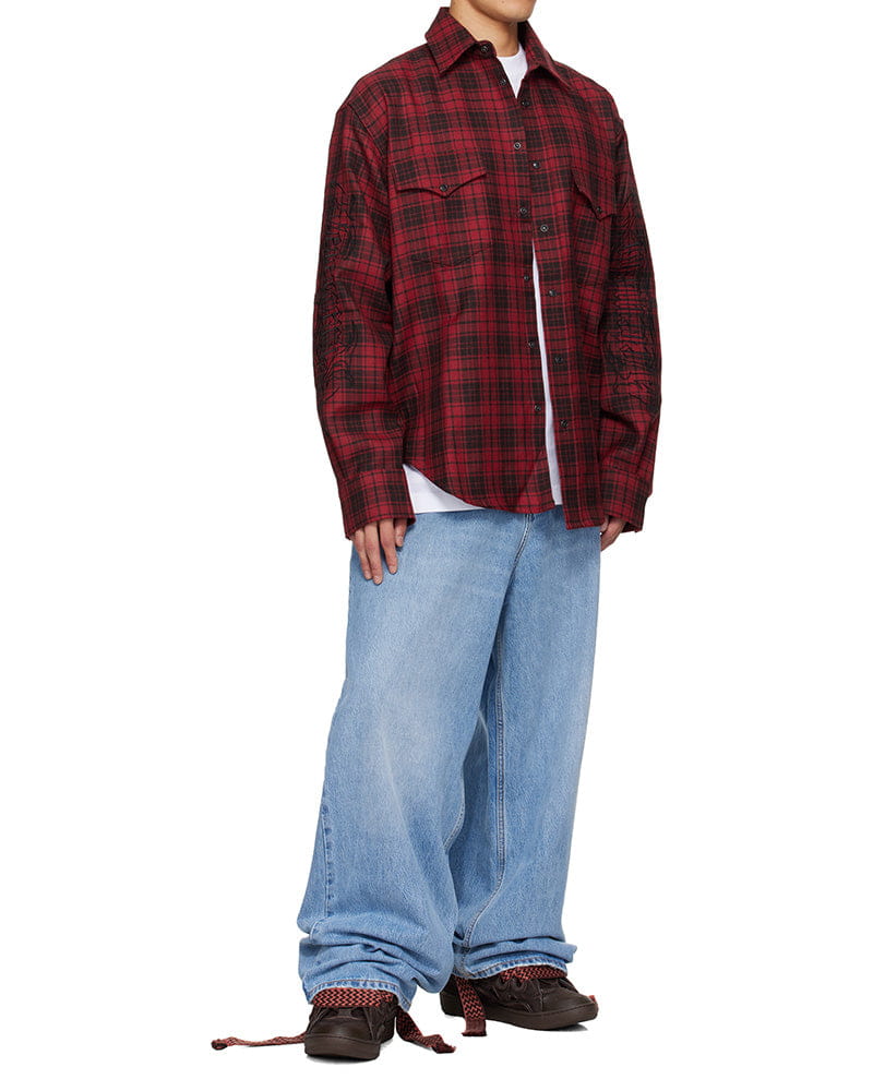 Men's Airport Outfit Relaxed Fit Padded Laced Shoes