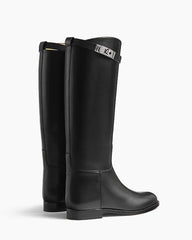 Women's Box Calfskin Knee High Boots