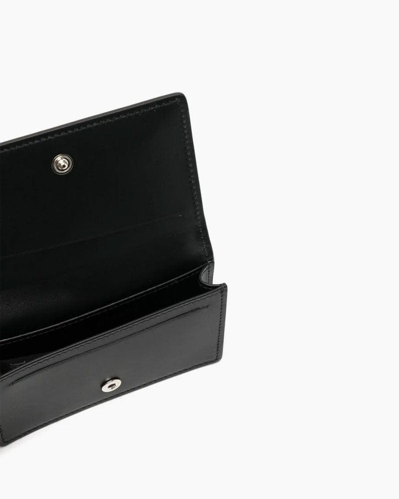 (Pre-sale) Grainy Leather Snap Button Wallet