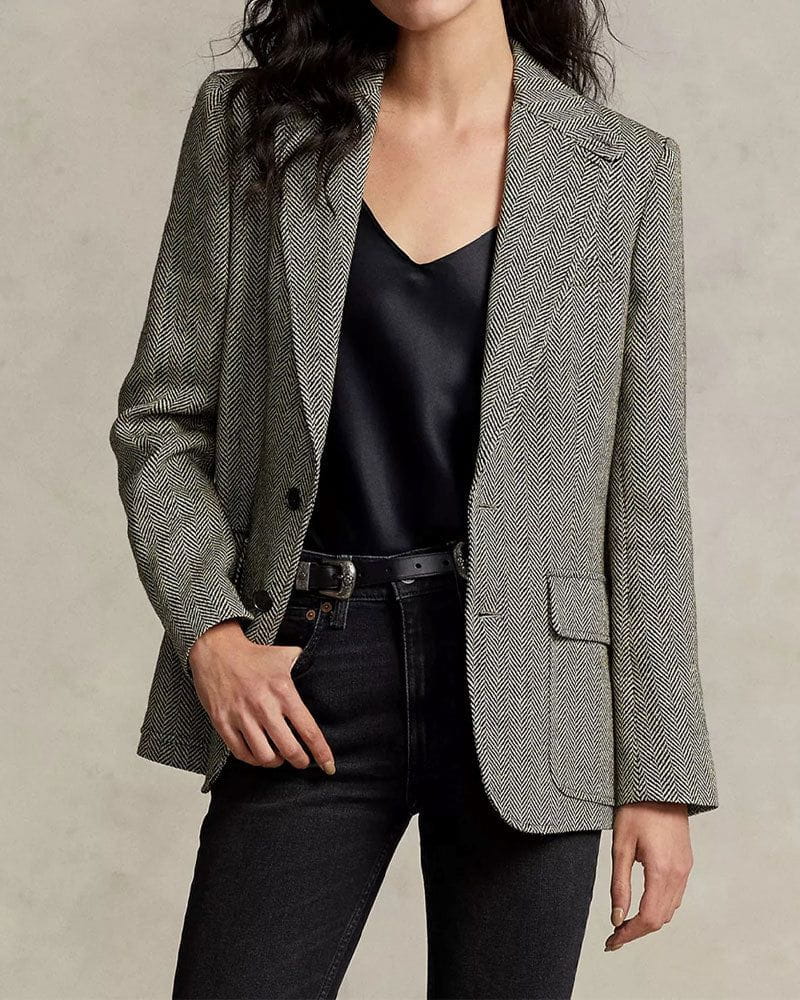 (Pre-Order)Women's Herringbone Blazer