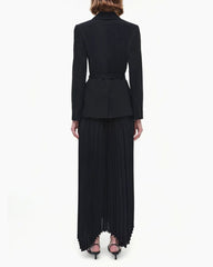 (Pre-sale) Classic Crepe Combo Blazer Dress