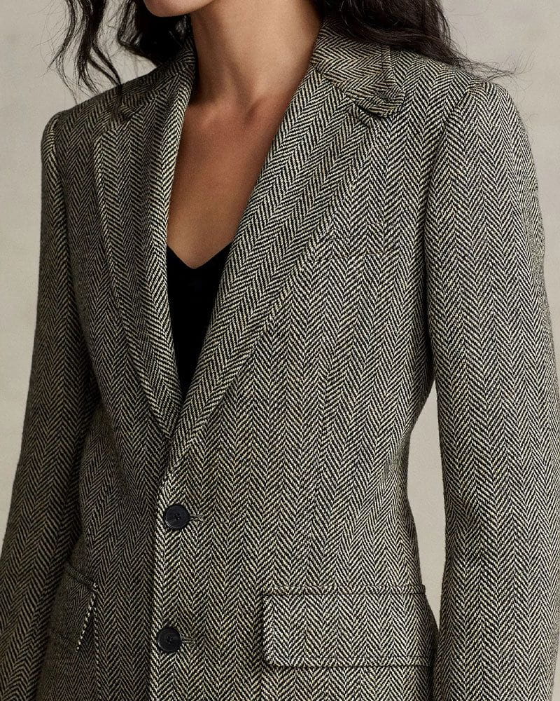(Pre-Order)Women's Herringbone Blazer