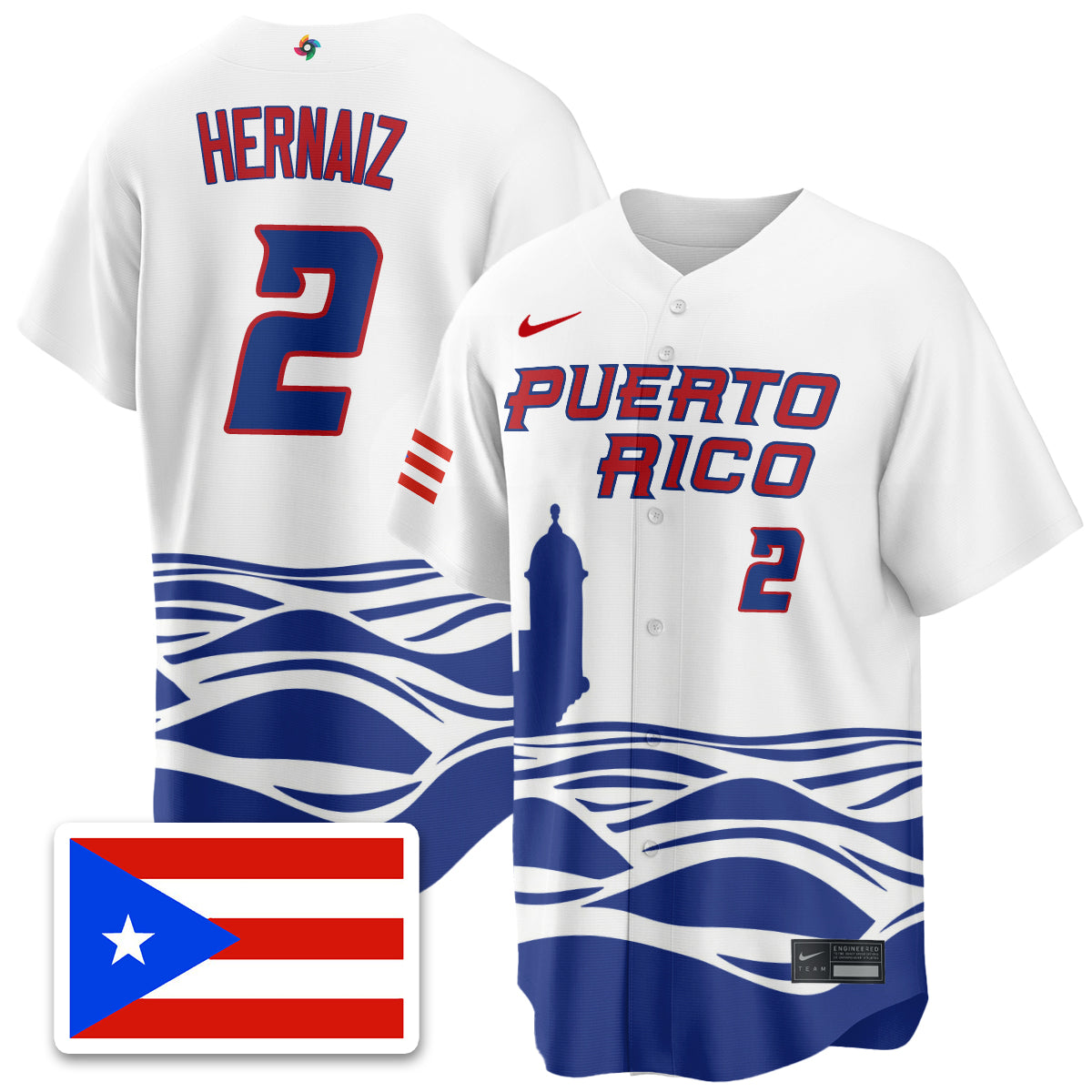Puerto Rico Baseball 2026 World Baseball Classic Limited Jersey - All Stitched