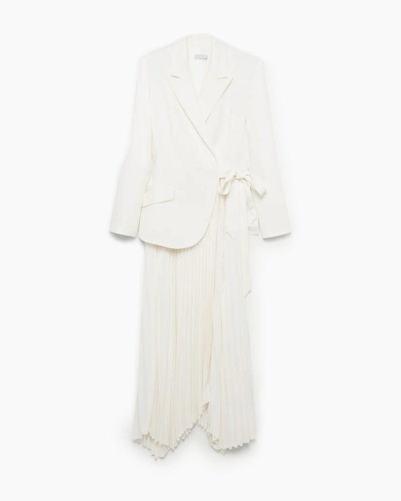 (Pre-sale) Classic Crepe Combo Blazer Dress