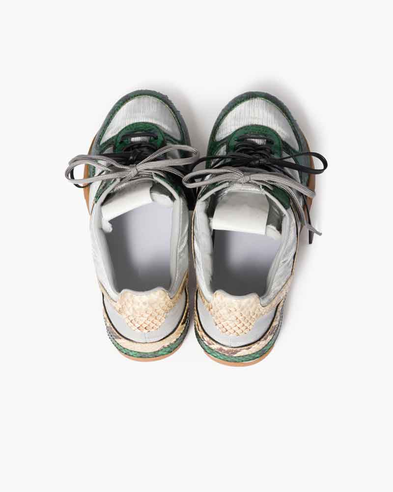 (Pre-sale)Women's City Stroll Distressed-Effect Leather Sneakers
