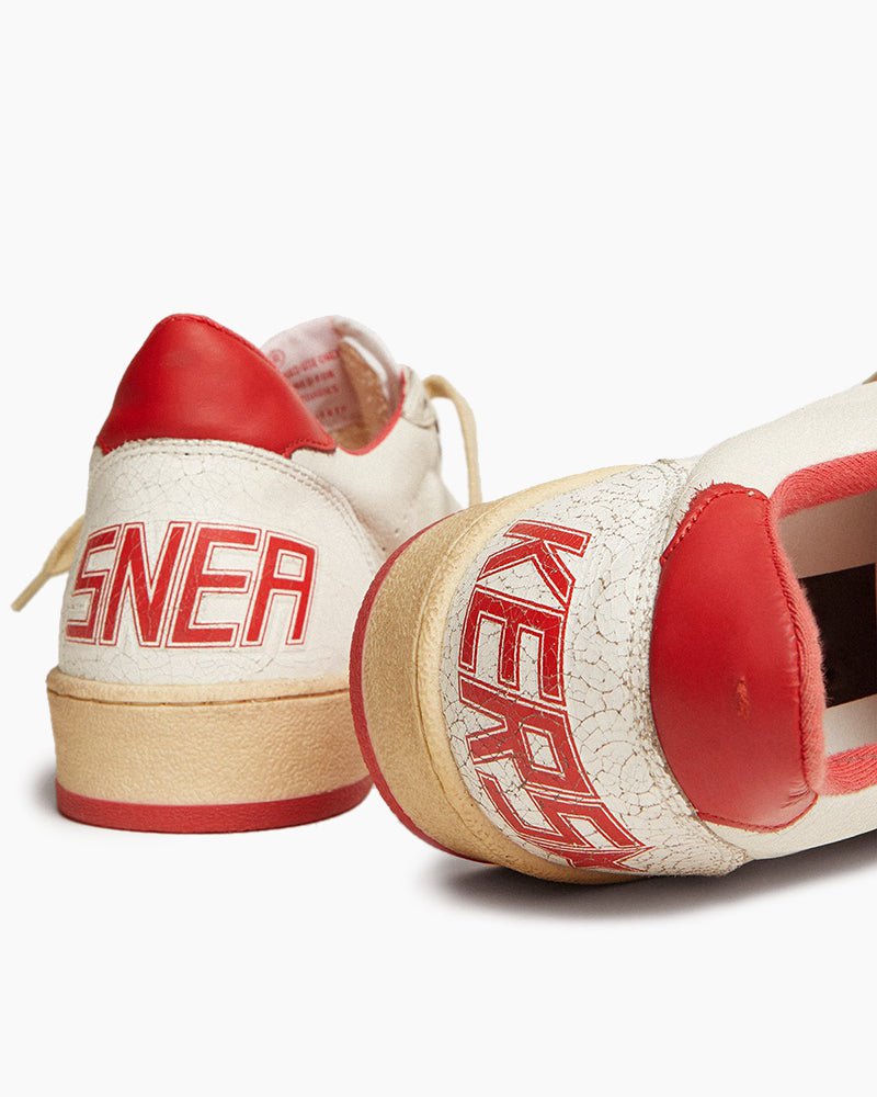 Classic Star White Leather Sneakers