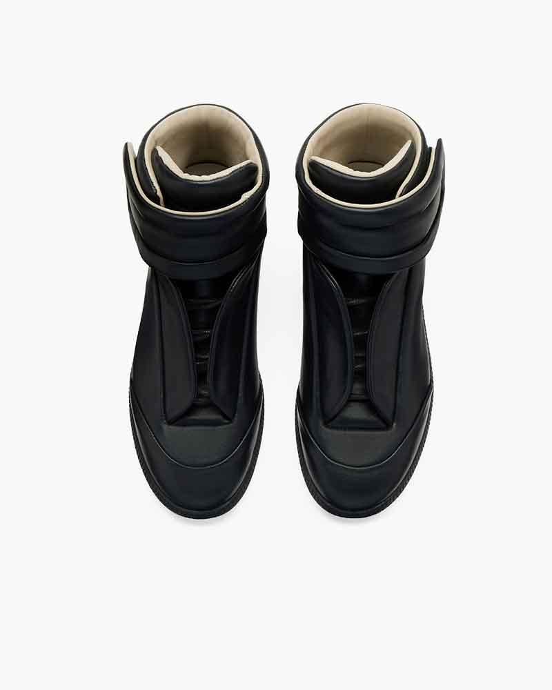 Men's Avant-Garde Style Hidden Lace High-Tops