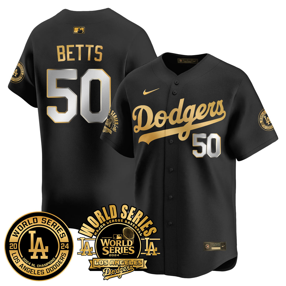 LAD World Series 2024 Jersey - All Stitched