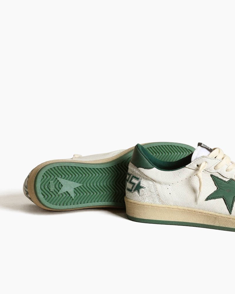 Classic Star White Leather Sneakers