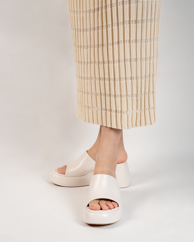 (Clean Up - US 7/ US 7.5) Patent Leather Sexy Wedge High Heel Platform Sandals