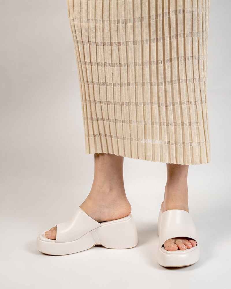 (Clean Up - US 7/ US 7.5) Patent Leather Sexy Wedge High Heel Platform Sandals