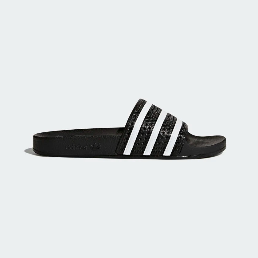 adidas Adilette Slides "Black White" - Men's