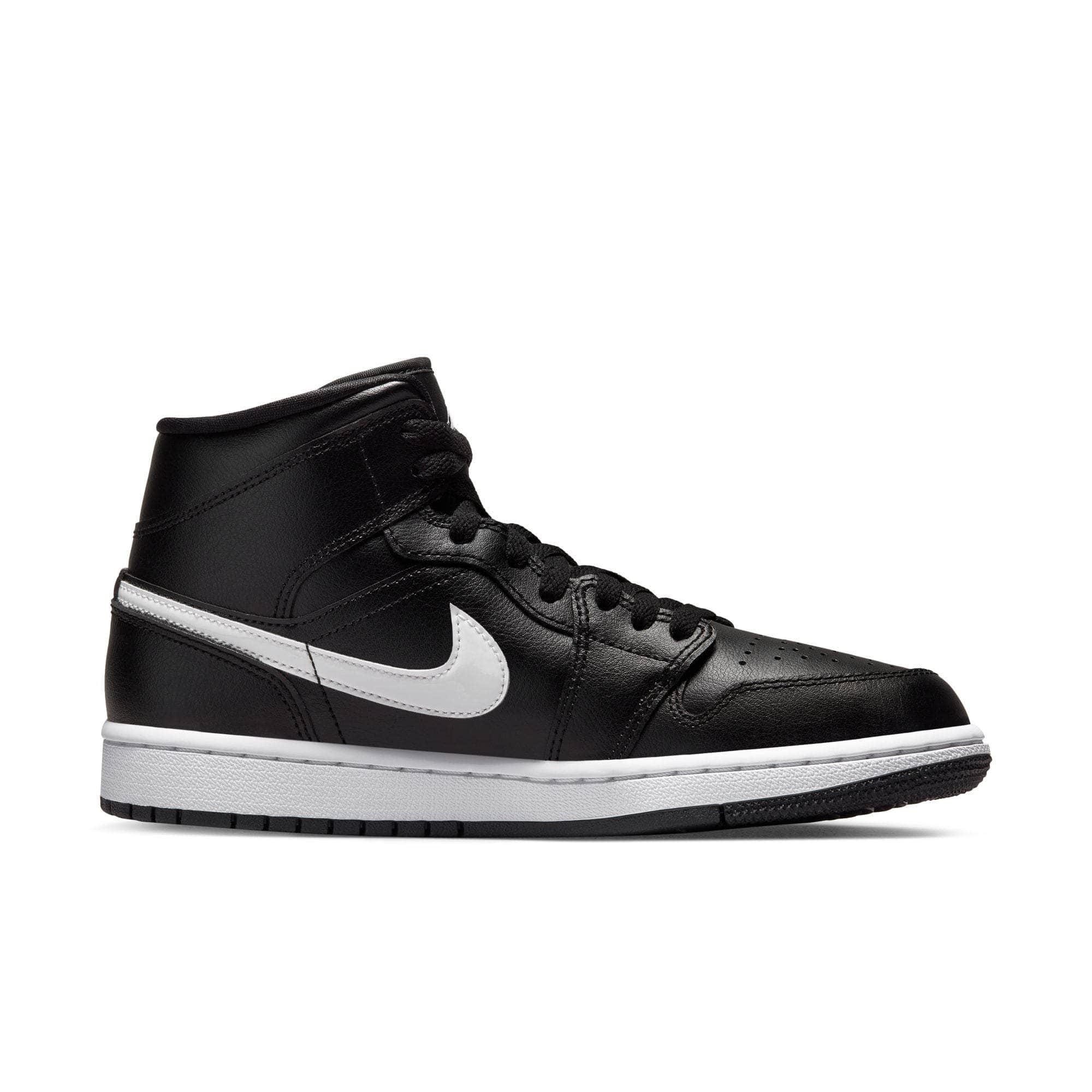 Air Jordan 1 Mid "Black White" - Women's