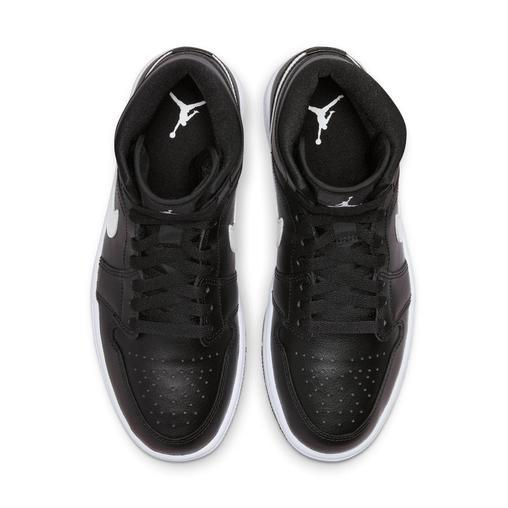 Air Jordan 1 Mid "Black White" - Women's