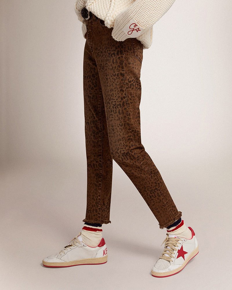 Women's White Nappa Leather Sneaker with Star and Heel Tab
