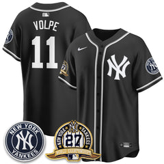 NYY 2026 Black Out Style Vapor Limited Jersey - All Stitched