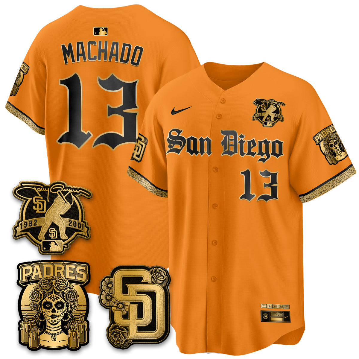 SD 2026 City Connect x Tony Gwynn Patch Vapor Premier Limited Jersey - All Stitched - V5