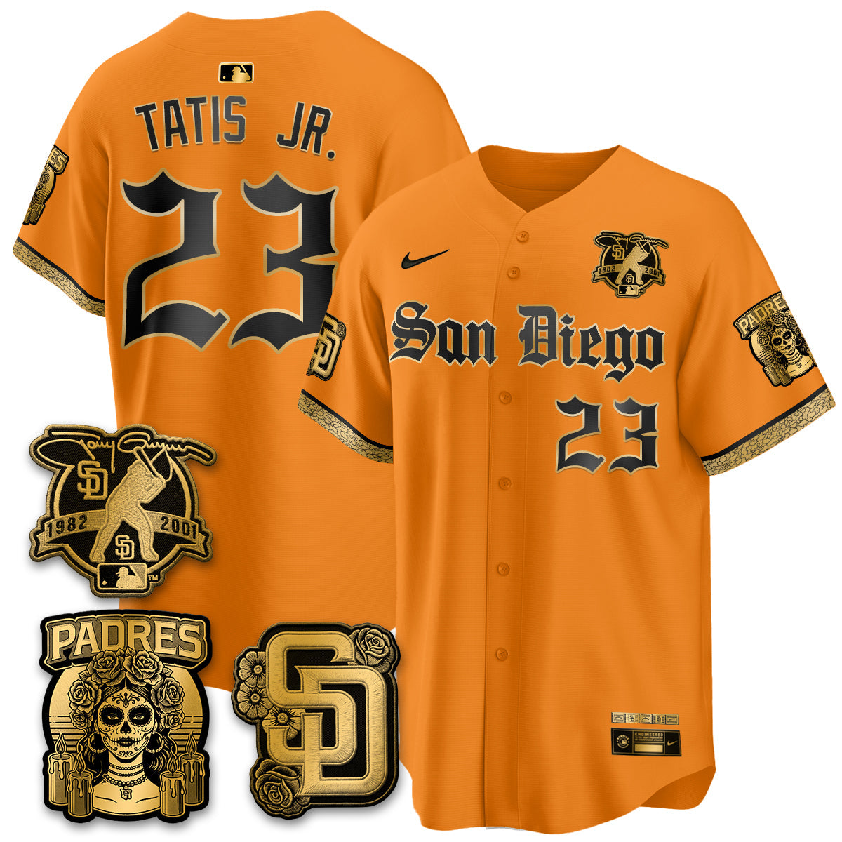 SD 2026 City Connect x Tony Gwynn Patch Vapor Premier Limited Jersey - All Stitched - V5