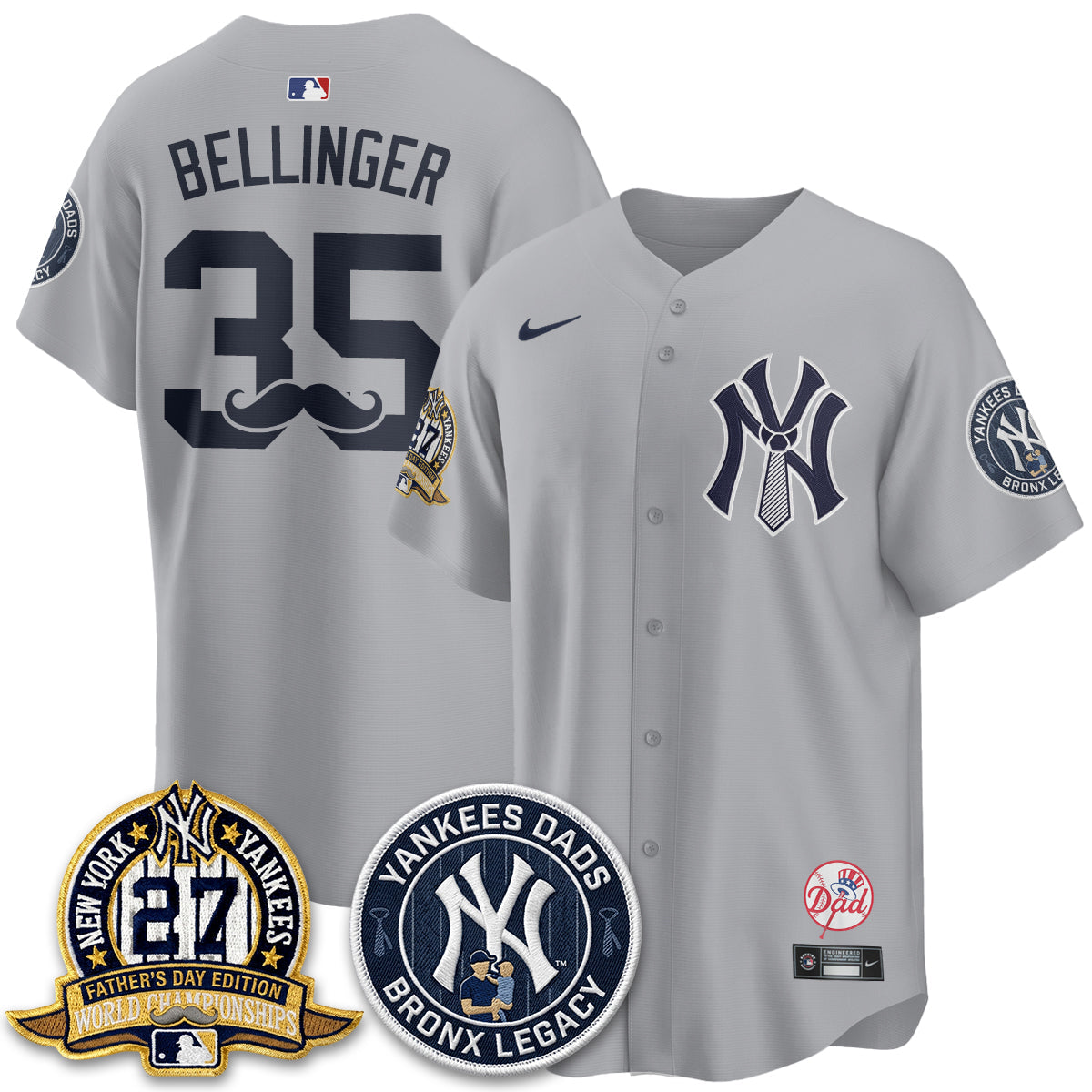 NYY Happy Father's Day 2026 Jersey - Stitched