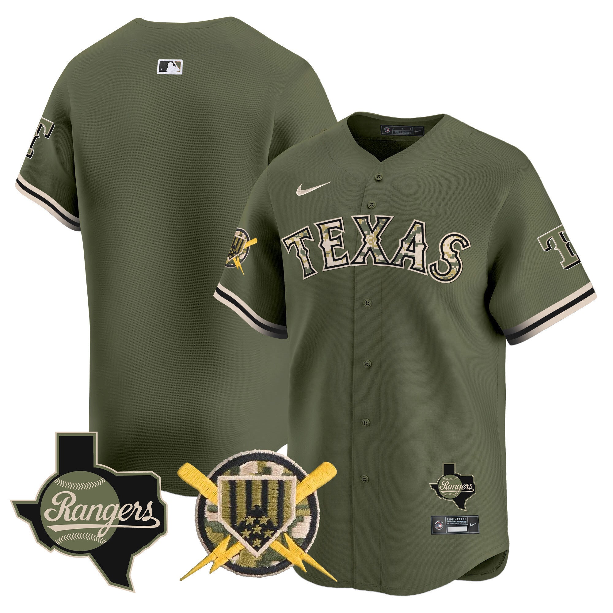 TEX Armed Forces Day Vapor Premier Limited Jersey - All Stitched