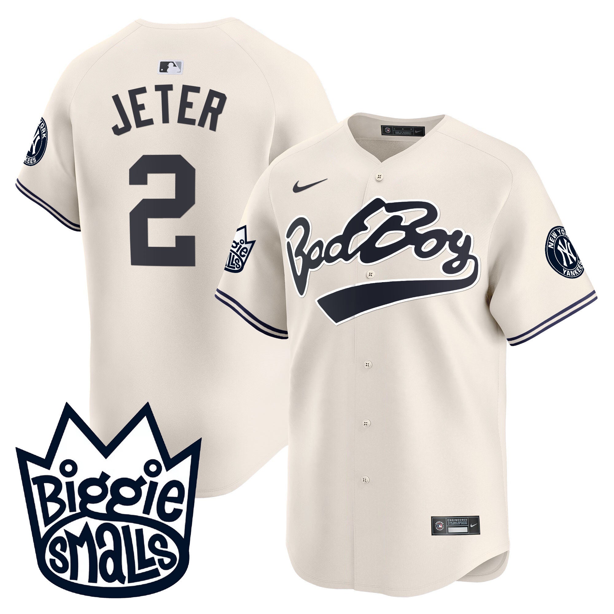 NYY Biggie Smalls Vapor Premier Limited Jersey - All Stitched